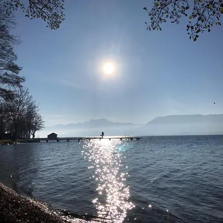 Atterseeperle - 80m2 Mit See- Und Gebirgsblick * Steinbach am Attersee