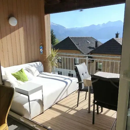 Atterseeperle - 80m2 Mit See- Und Gebirgsblick Apartament *