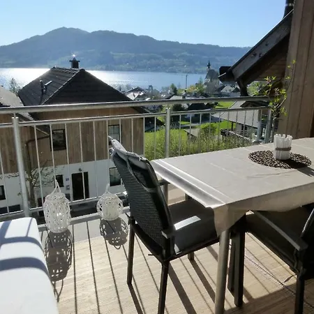 Apartamento Atterseeperle - 80m2 Mit See- Und Gebirgsblick Steinbach am Attersee