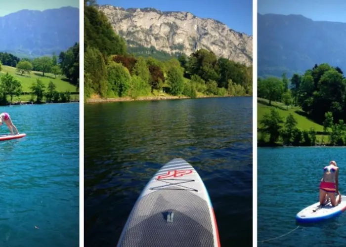 Atterseeperle - 80m2 Mit See- Und Gebirgsblick * Steinbach am Attersee