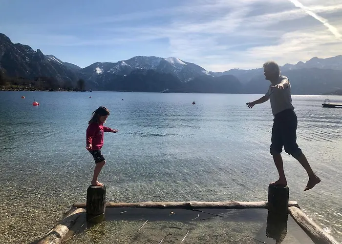 Apartman Atterseeperle - 80m2 Mit See- Und Gebirgsblick Steinbach am Attersee