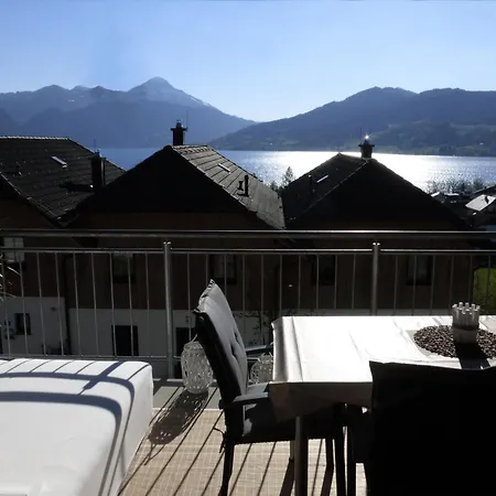 Appartement Atterseeperle - 80m2 Mit See- Und Gebirgsblick Steinbach am Attersee