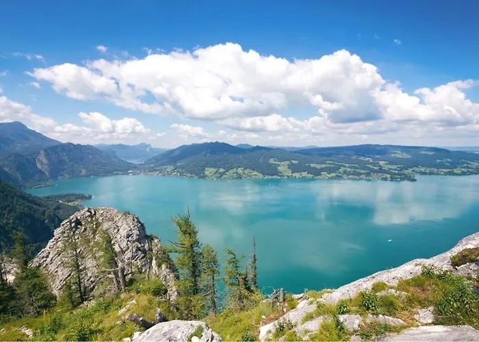 Atterseeperle - 80m2 Mit See- Und Gebirgsblick דירה